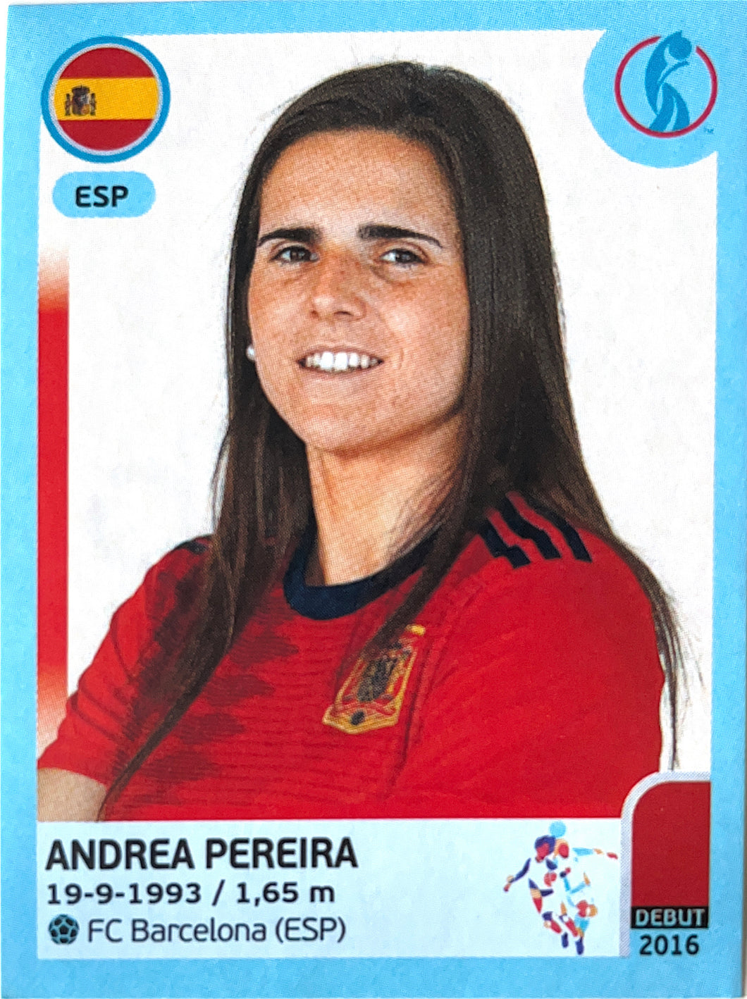 Panini Women's Euro 2022 - 161 - Andrea Pereira