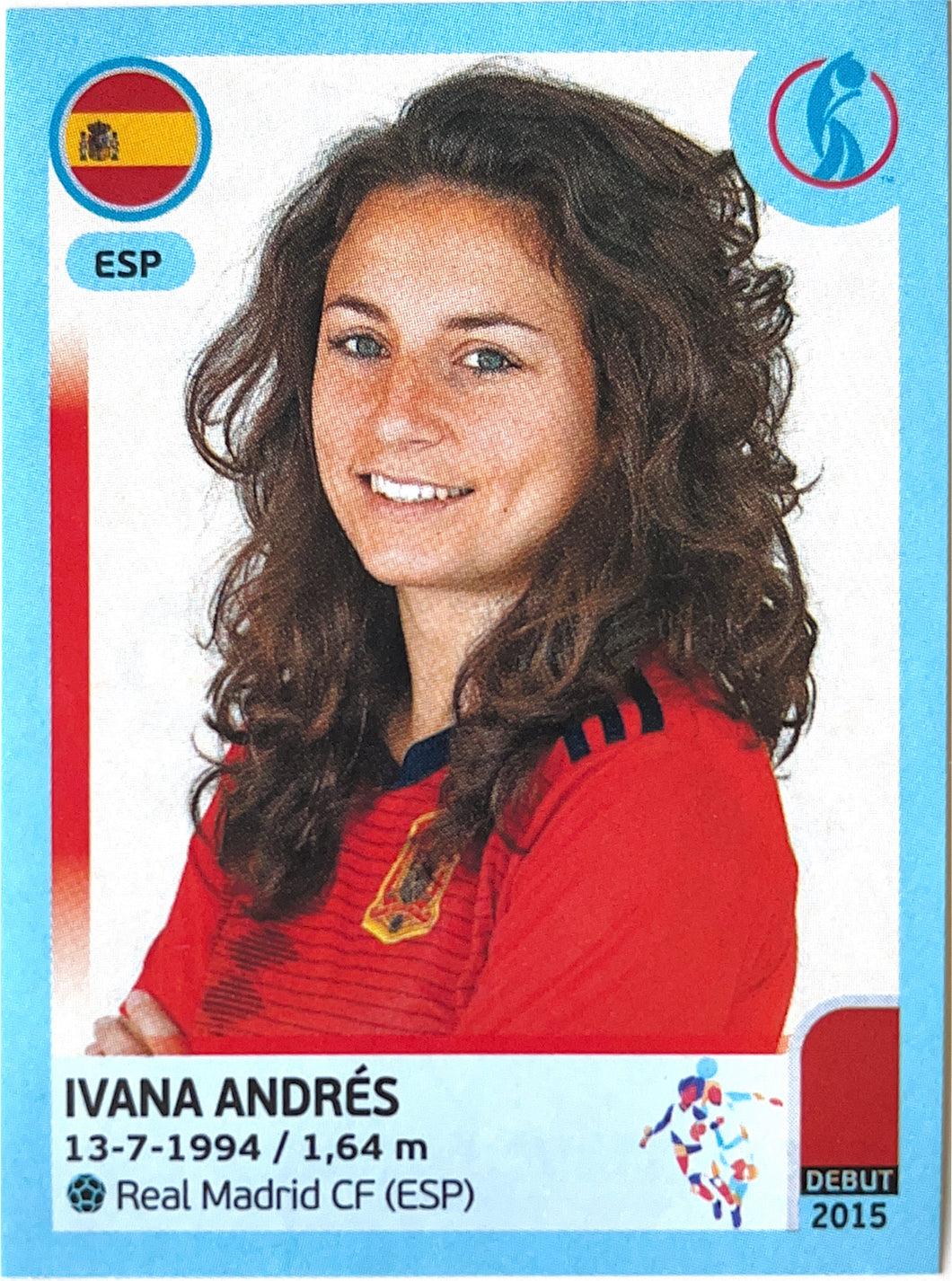 Panini Women's Euro 2022 - 162 - Ivana Andrés