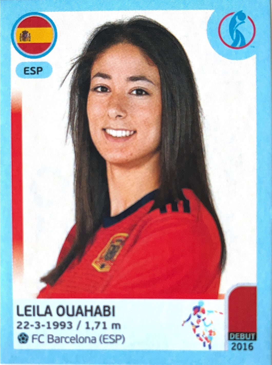 Panini Women's Euro 2022 - 165 - Leila Ouahabi