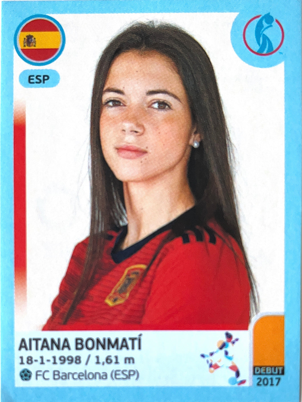 Panini Women's Euro 2022 - 167 - Aitana Bonmatí