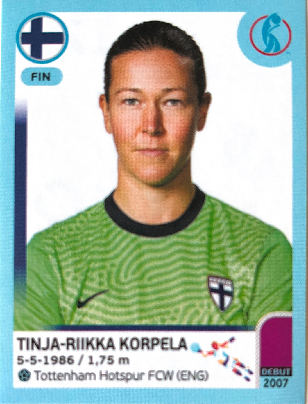 Panini Women's Euro 2022 - 179 - Tinja-Riikka Korpela