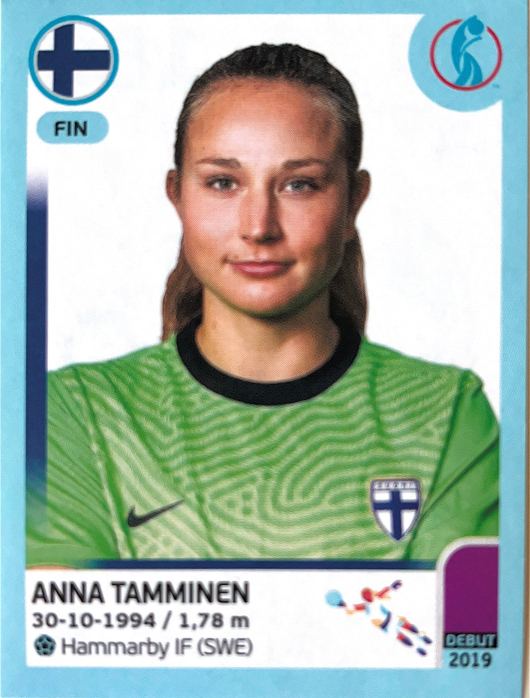 Panini Women's Euro 2022 - 180 - Anna Tamminen