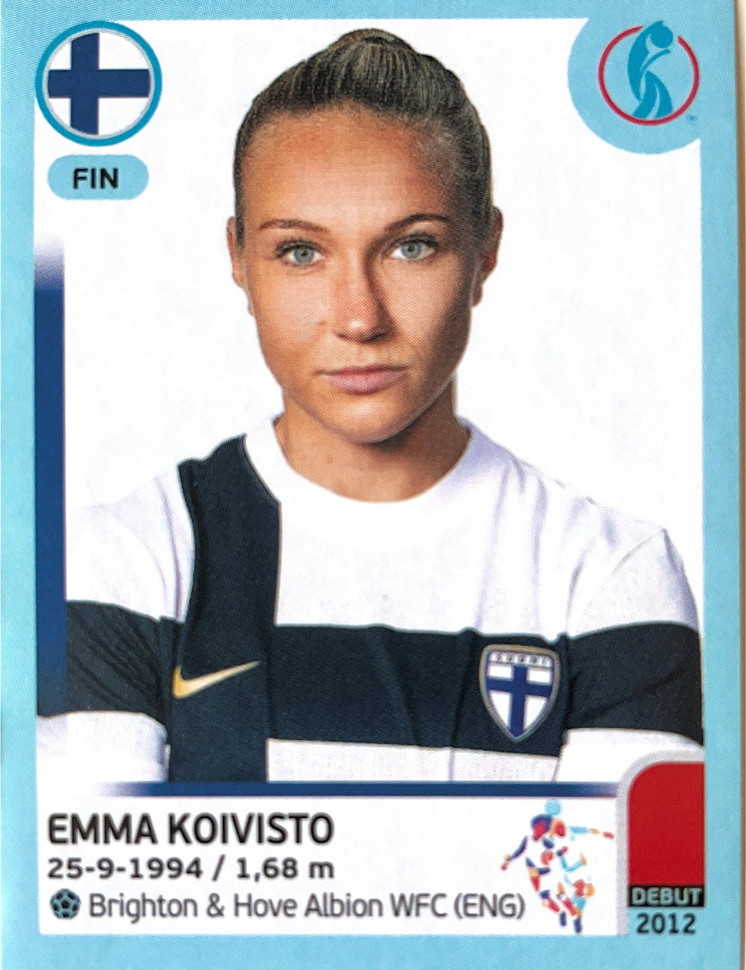 Panini Women's Euro 2022 - 183 - Emma Koivisto