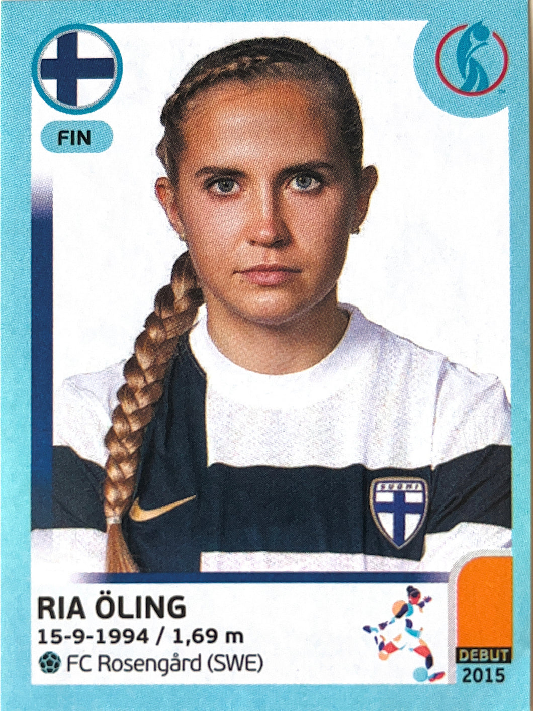 Panini Women's Euro 2022 - 187 - Ria Öling