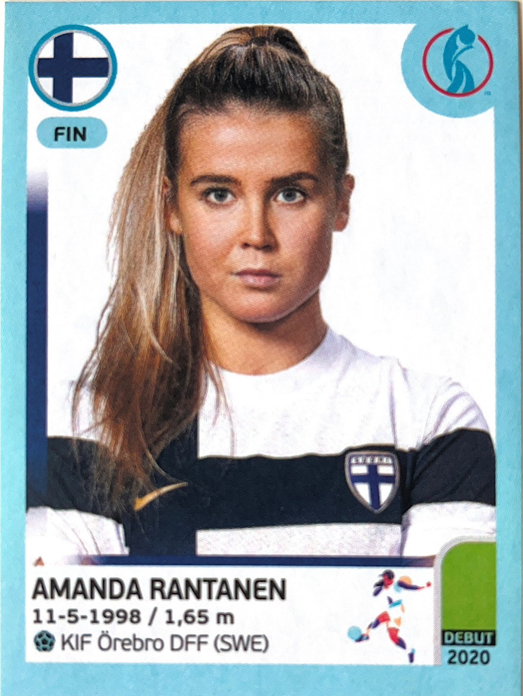 Panini Women's Euro 2022 - 194 - Amanda Rantanen
