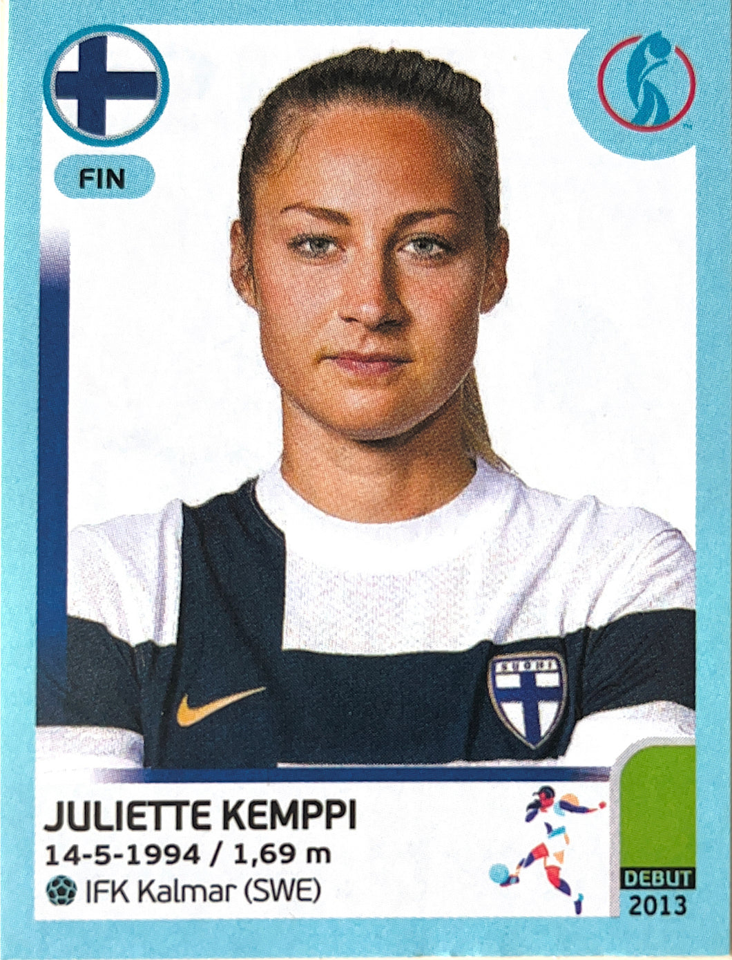 Panini Women's Euro 2022 - 195 - Juliette Kemppi