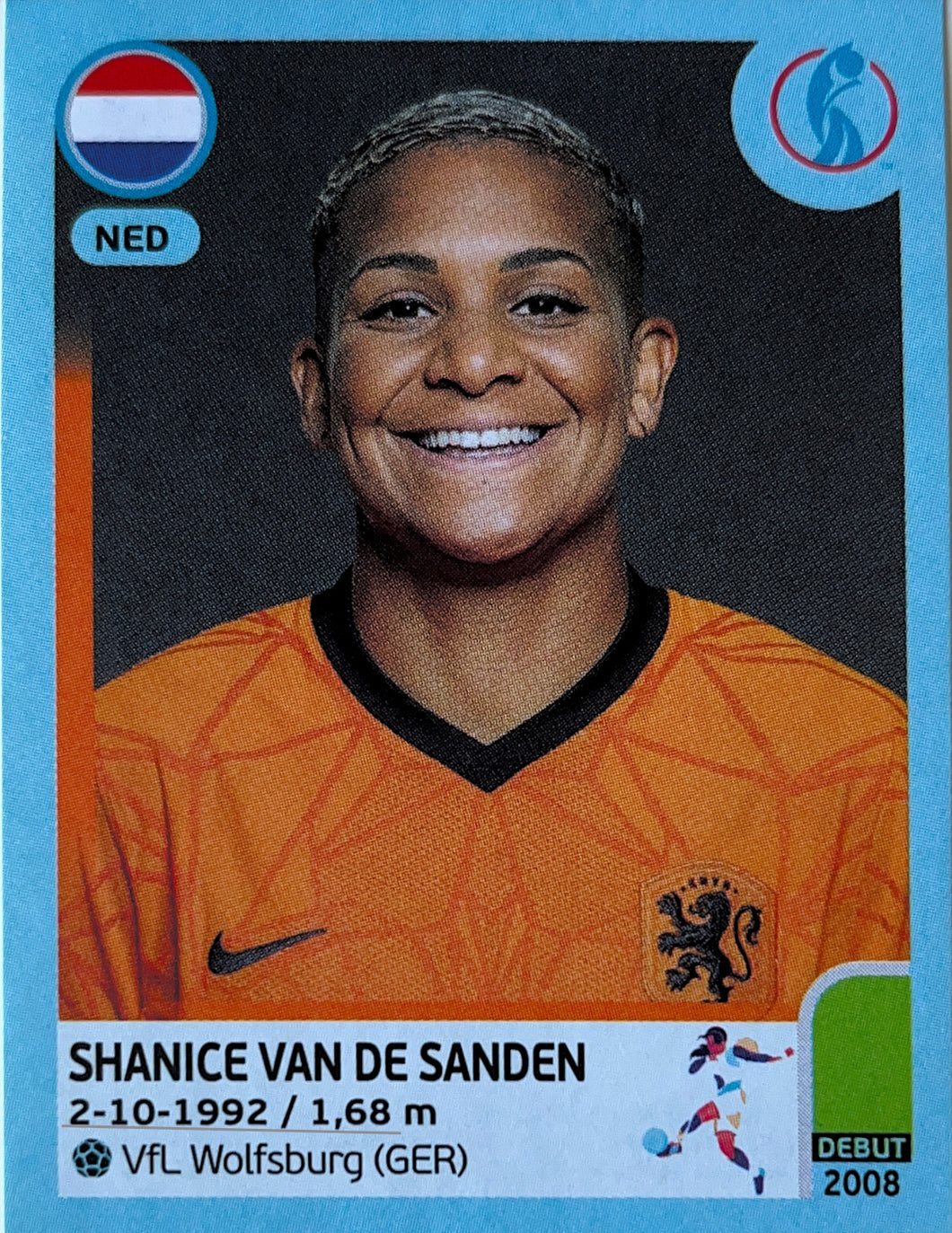 Panini Women's Euro 2022 - 217 - Shanice Van De Sanden