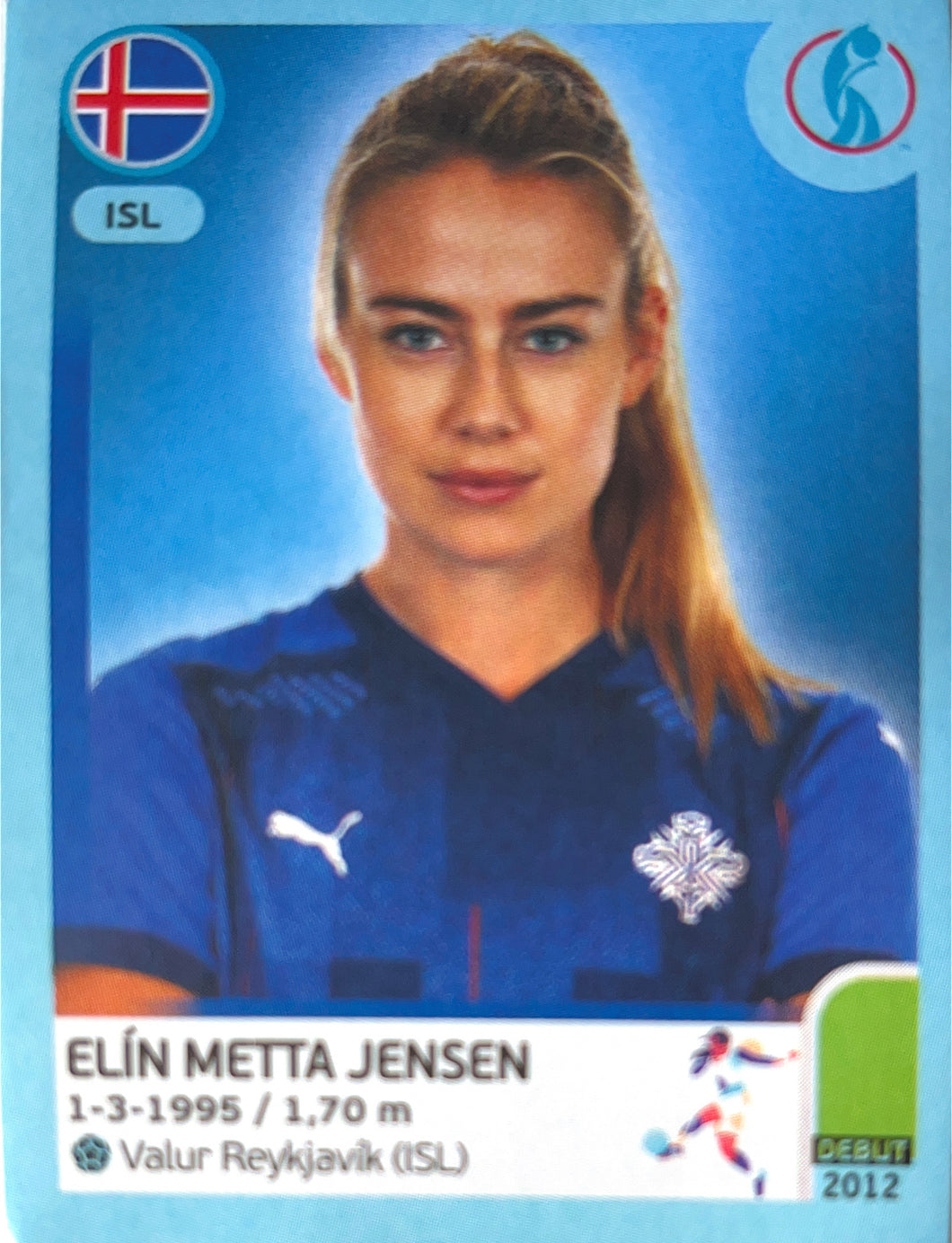 Panini Women's Euro 2022 - 365 - Elín Metta Jensen