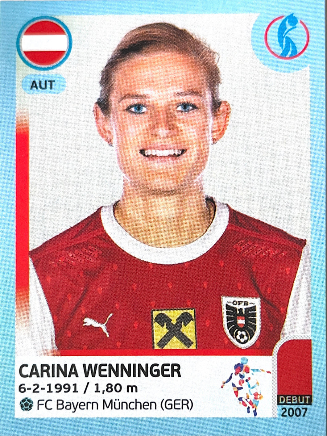 Panini Women's Euro 2022 - 055 - Carina Wenninger