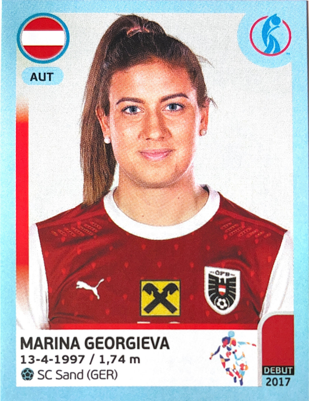 Panini Women's Euro 2022 - 062 - Marina Georgieva
