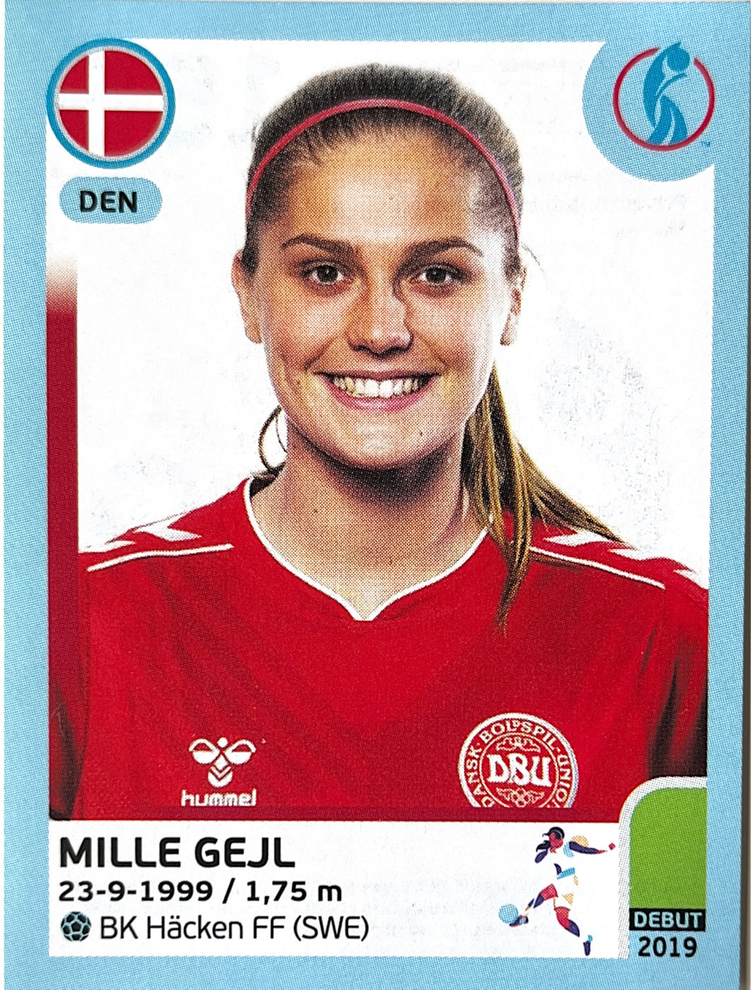 Panini Women's Euro 2022 - 156 - Mille Gejl