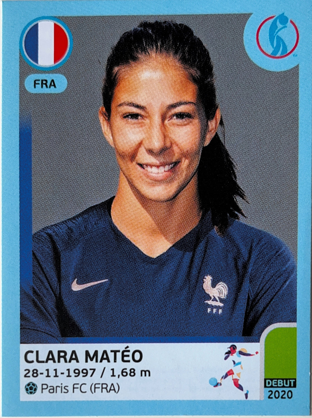 Panini Women's Euro 2022 - 299 - Clara Matéo