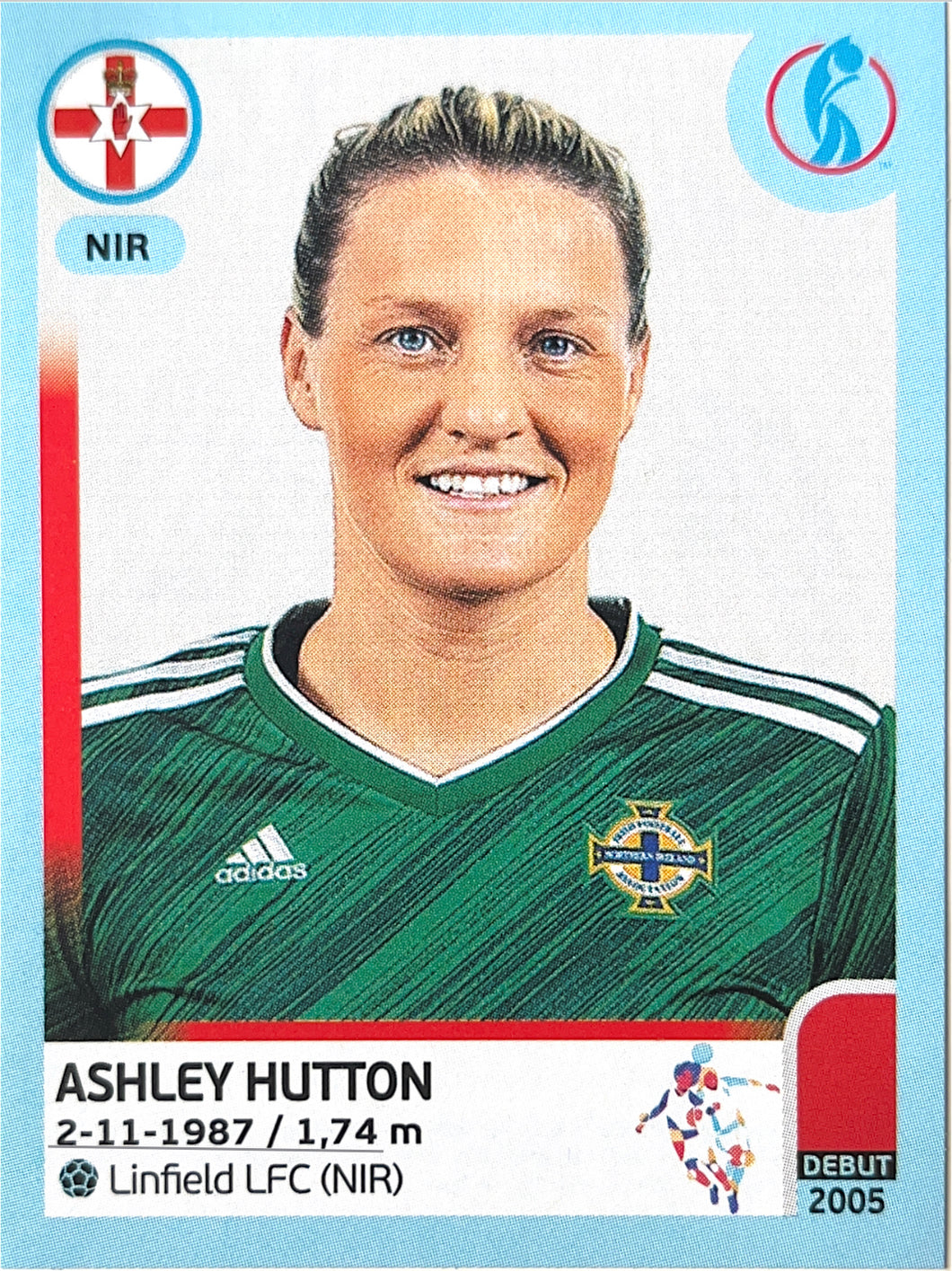 Panini Women's Euro 2022 - 102 - Ashley Hutton