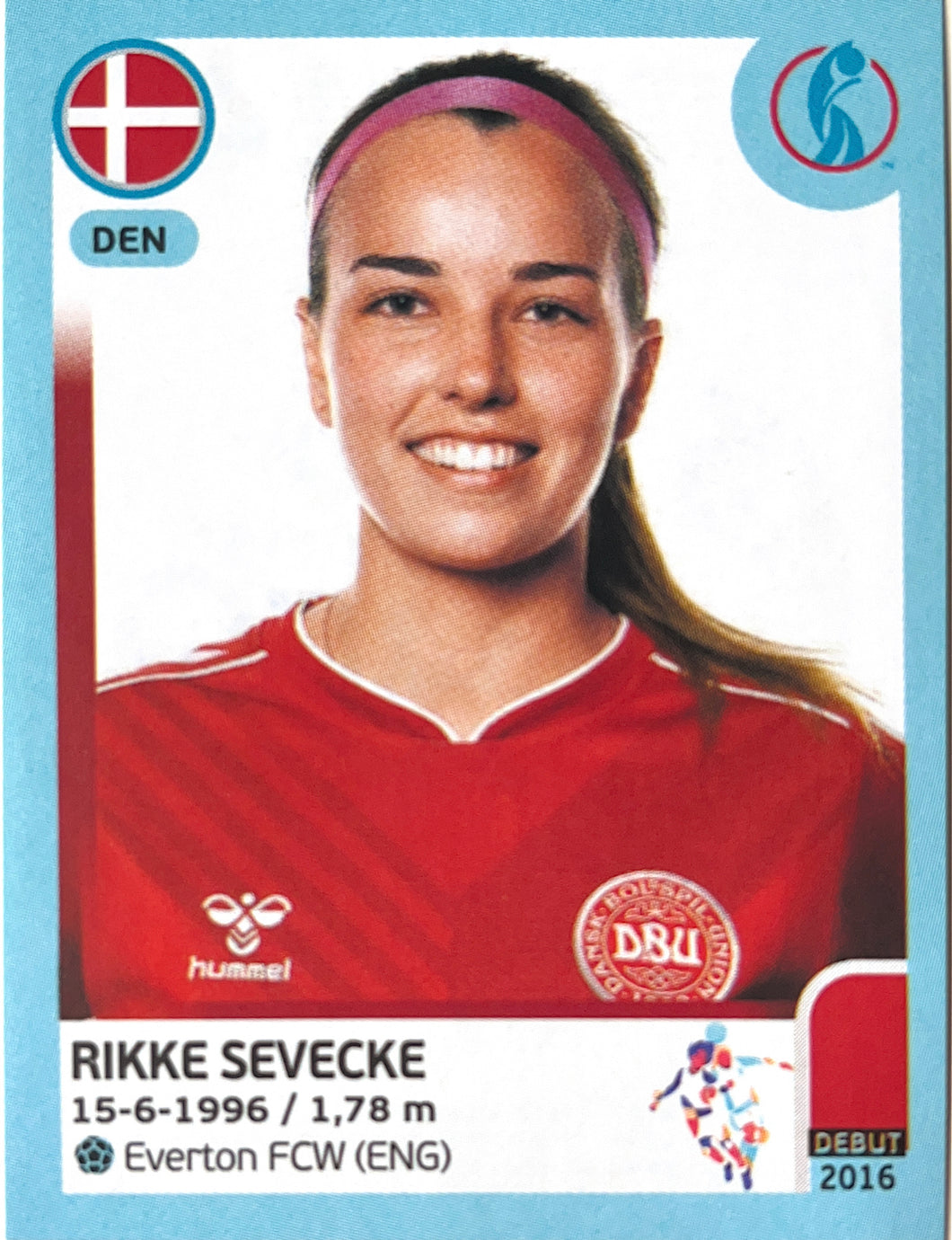 Panini Women's Euro 2022 - 140 - Rikke Sevecke