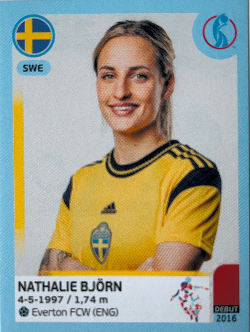 Panini Women's Euro 2022 - 225 - Nathalie Björn