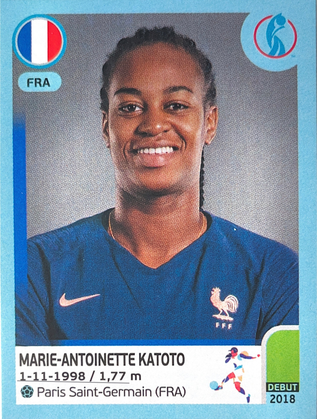 Panini Women's Euro 2022 - 298 - Marie-Antoinette Katoto