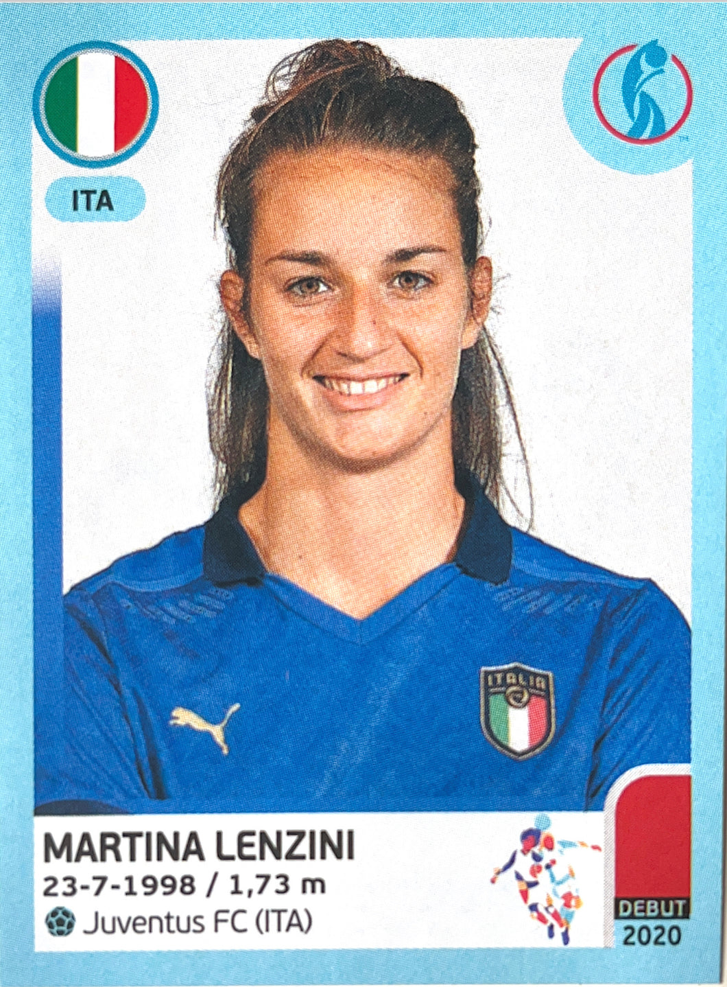 Panini Women's Euro 2022 - 310 - Martina Lenzini