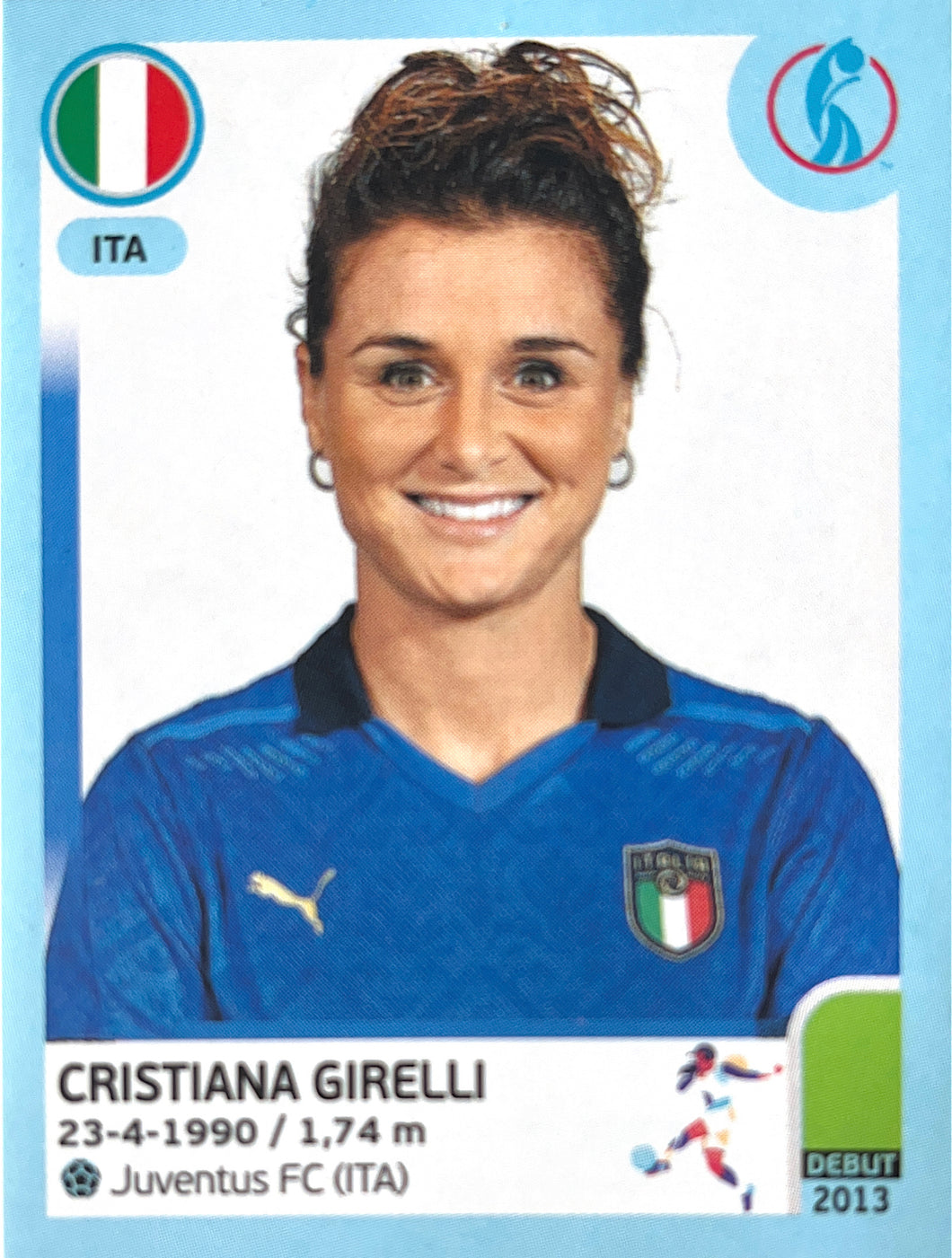 Panini Women's Euro 2022 - 322 - Cristiana Girelli