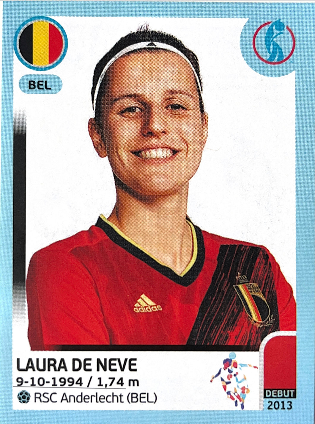 Panini Women's Euro 2022 - 330 - Laura De Neve