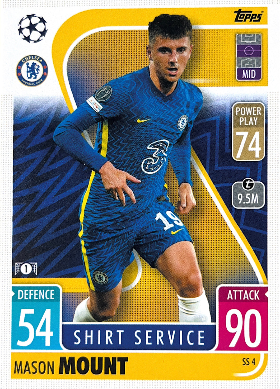 Topps Match Attax Extra 2021/22 - SS 004 - Mason Mount - Shirt Service
