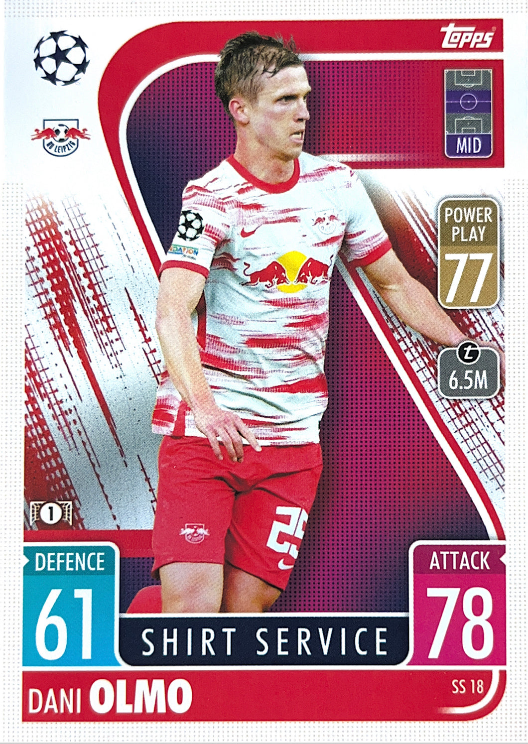 Topps Match Attax Extra 2021/22 - SS 018 - Dani Olmo - Shirt Service