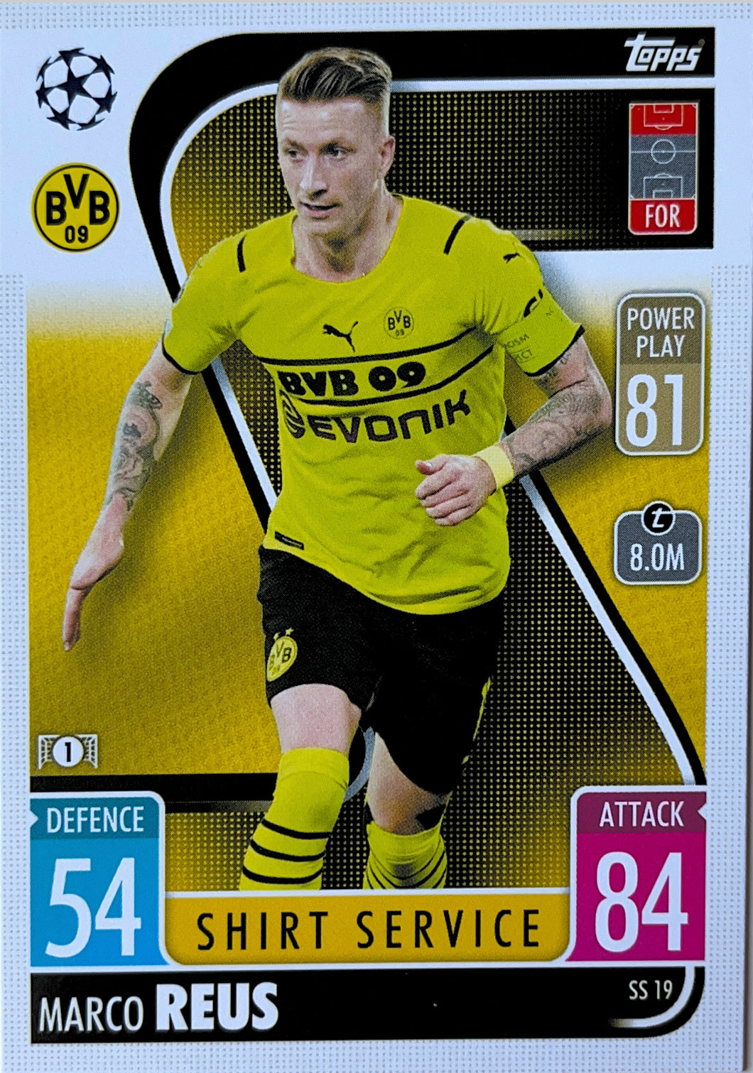 Topps Match Attax Extra 2021/22 - SS 019 - Marco Reus - Shirt Service