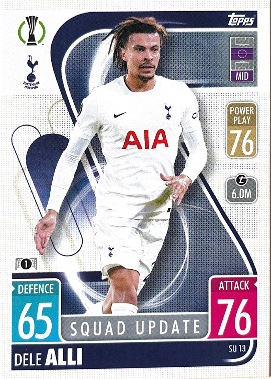 Topps Match Attax Extra 2021/22 - SU 013 - Dele Alli - Squad Update