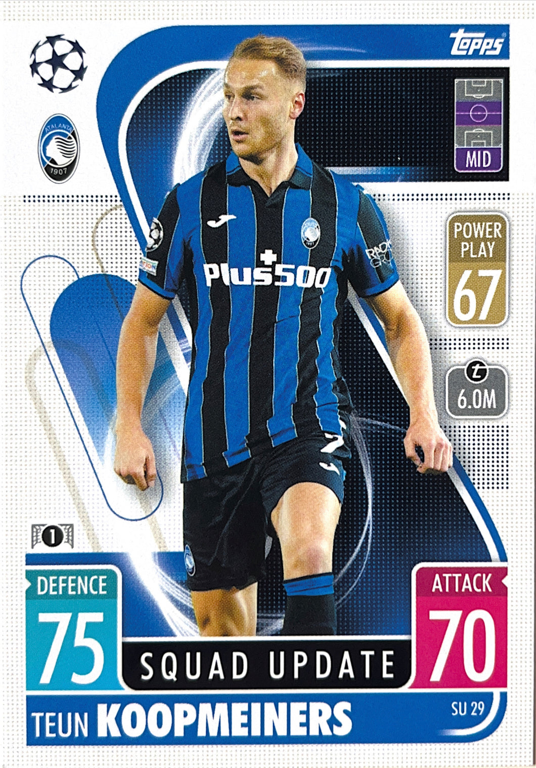 Topps Match Attax Extra 2021/22 - SU 029 - Teun Koopmeiners - Squad Update