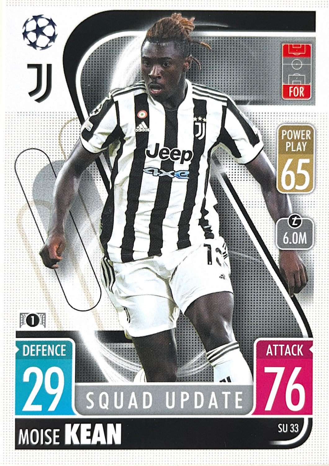 Topps Match Attax Extra 2021/22 - SU 033 - Moise Kean - Squad Update