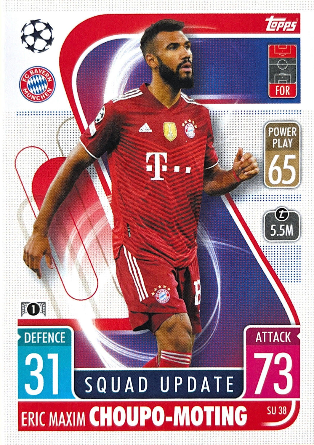 Topps Match Attax Extra 2021/22 - SU 038 - Eric Maxim Choupo-Moting - Squad Update