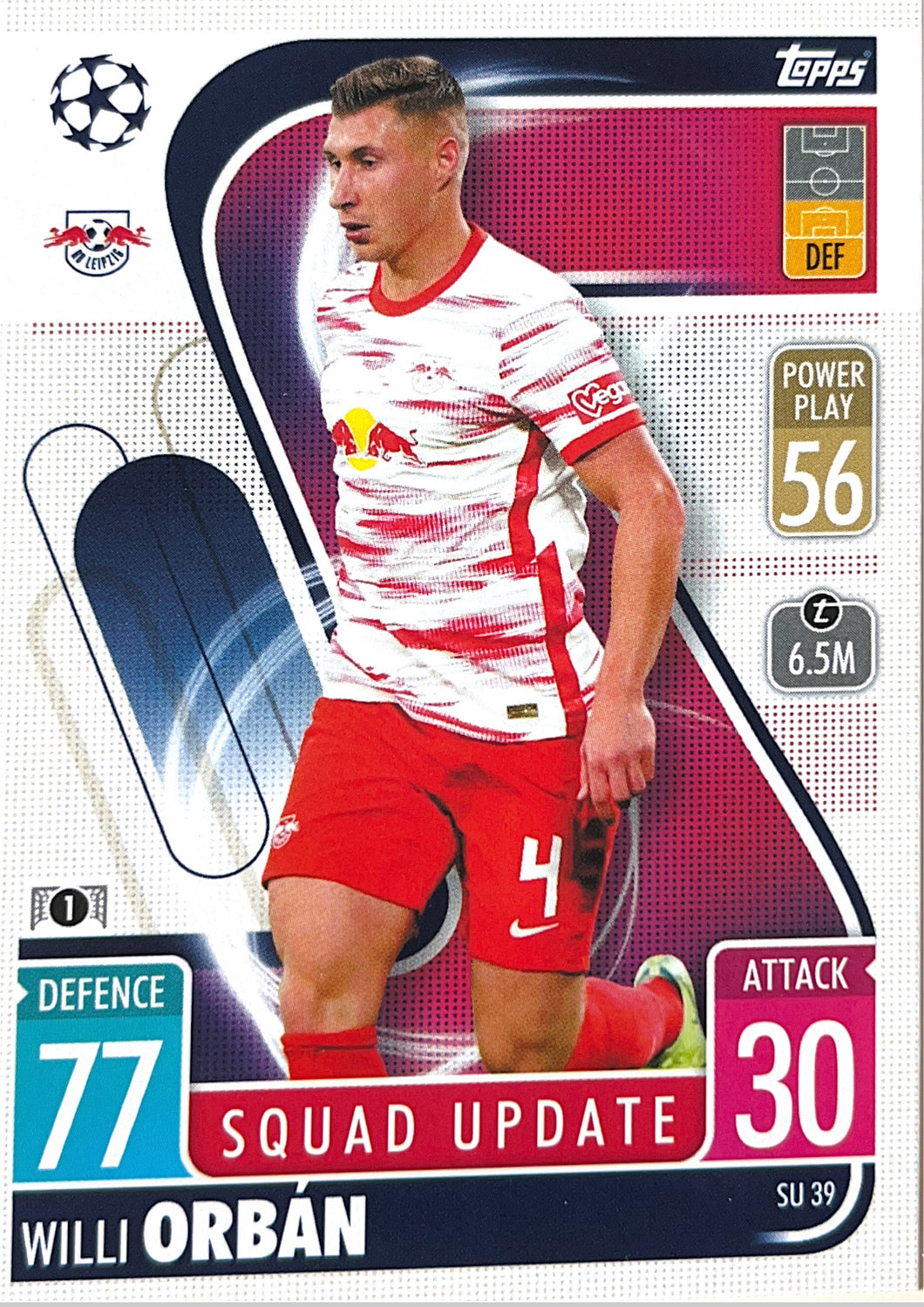 Topps Match Attax Extra 2021/22 - SU 039 - Willi Orbán - Squad Update