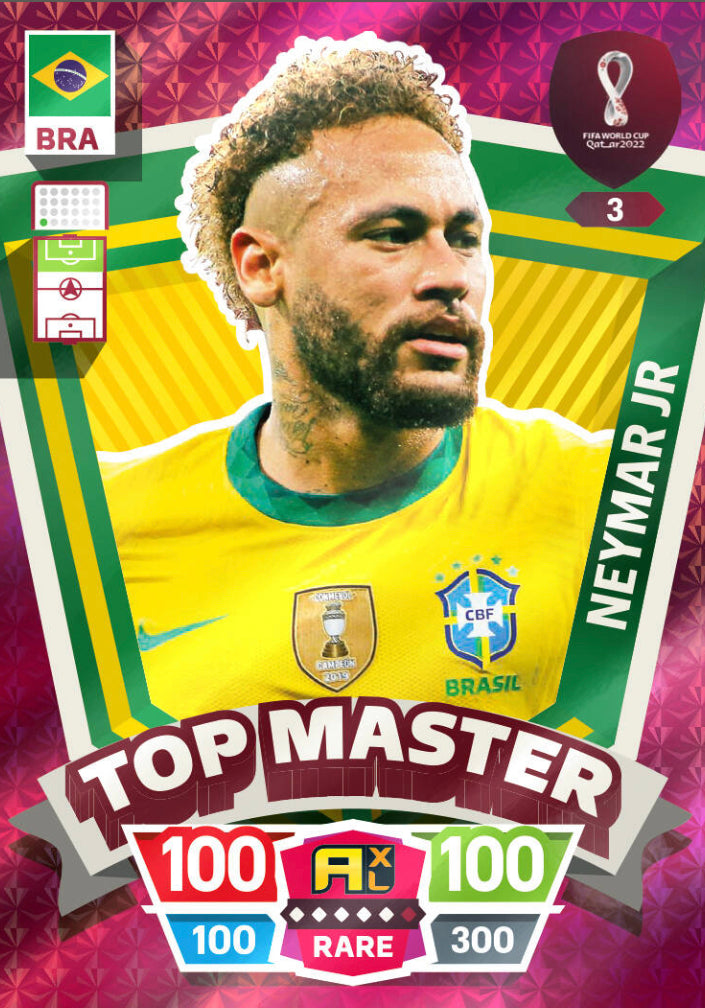 Panini World Cup 2022 Adrenalyn XL - 003 - Neymar Jr - Top Master