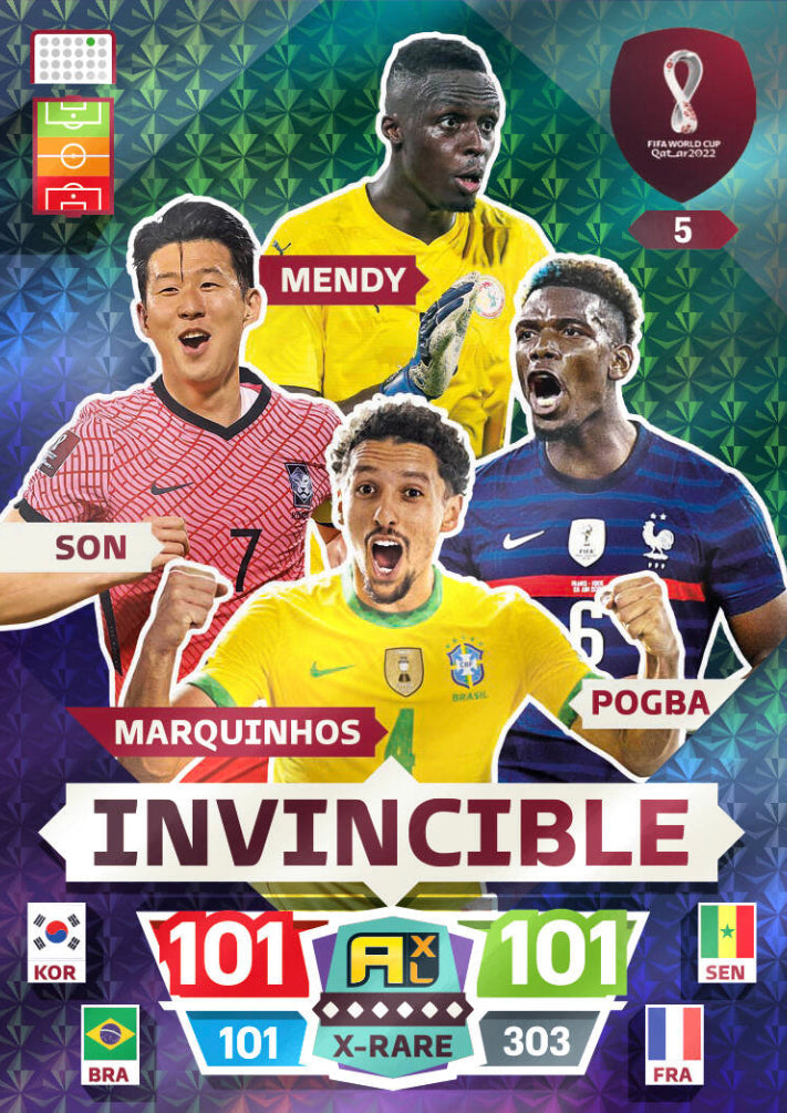 Panini World Cup 2022 Adrenalyn XL - 005 - Invincible - Top Master