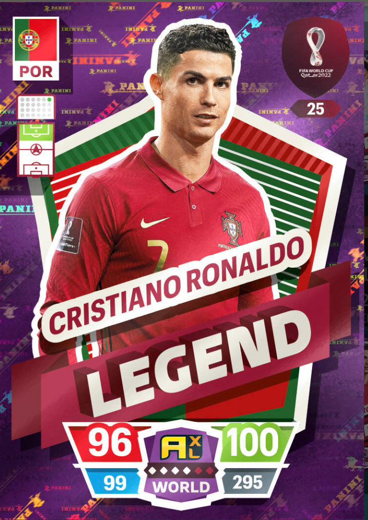 Panini World Cup 2022 Adrenalyn XL - 025 - Cristiano Ronaldo - Legend