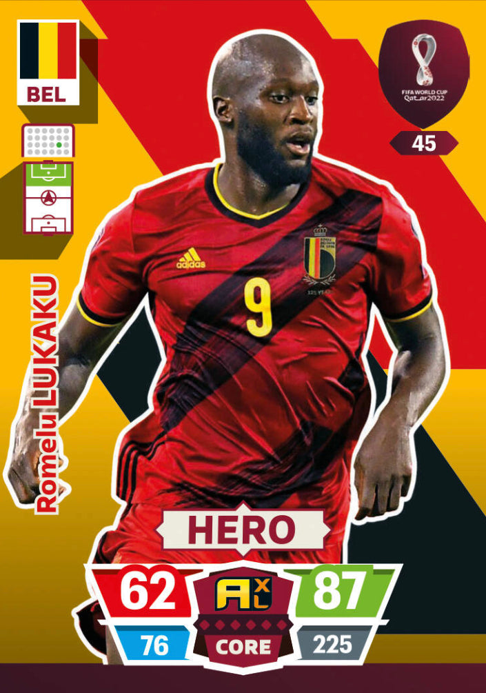 Panini World Cup 2022 Adrenalyn XL - 045 - Romelu Lukaku - Hero