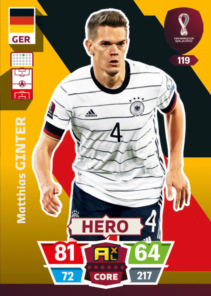 Panini World Cup 2022 Adrenalyn XL - 119 - Matthias Ginter - Hero