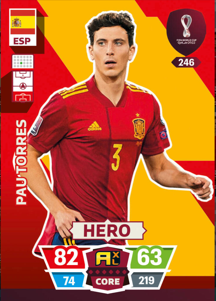 Panini World Cup 2022 Adrenalyn XL - 246 - Pau Torres - Hero