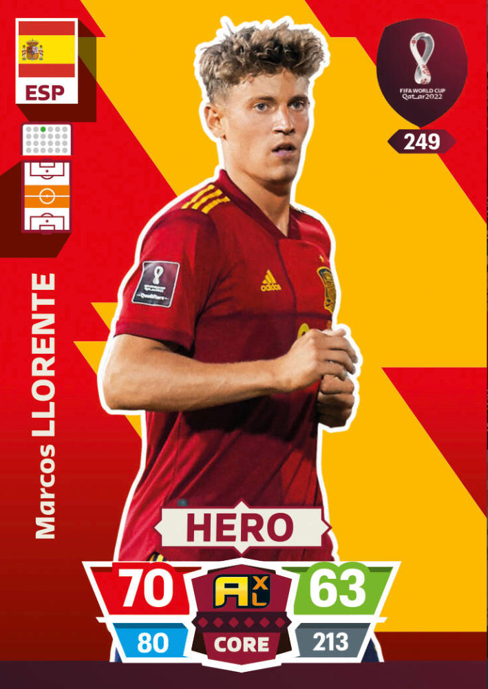 Panini World Cup 2022 Adrenalyn XL - 249 - Marcos Llorente - Hero