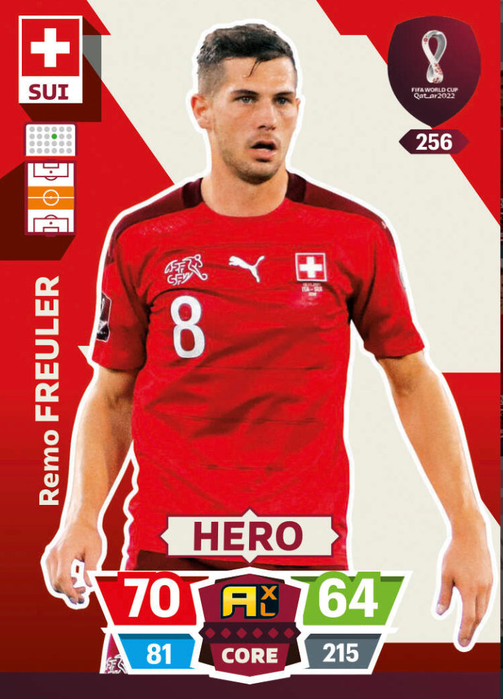 Panini World Cup 2022 Adrenalyn XL - 256 - Remo Freuler - Hero