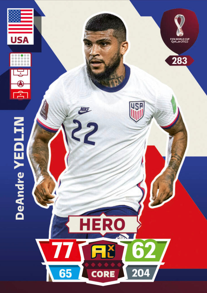 Panini World Cup 2022 Adrenalyn XL - 283 - DeAndre Yedlin - Hero