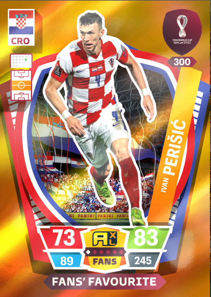 Panini World Cup 2022 Adrenalyn XL - 300 - Ivan Perisic - Fans' Favourite