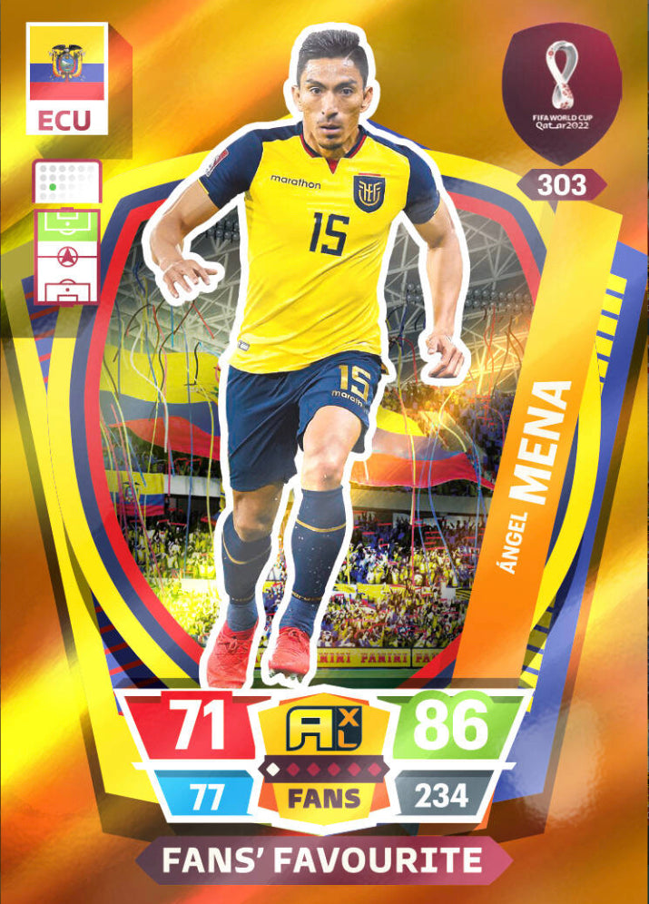 Panini World Cup 2022 Adrenalyn XL - 303 - Ángel Mena - Fans' Favourite