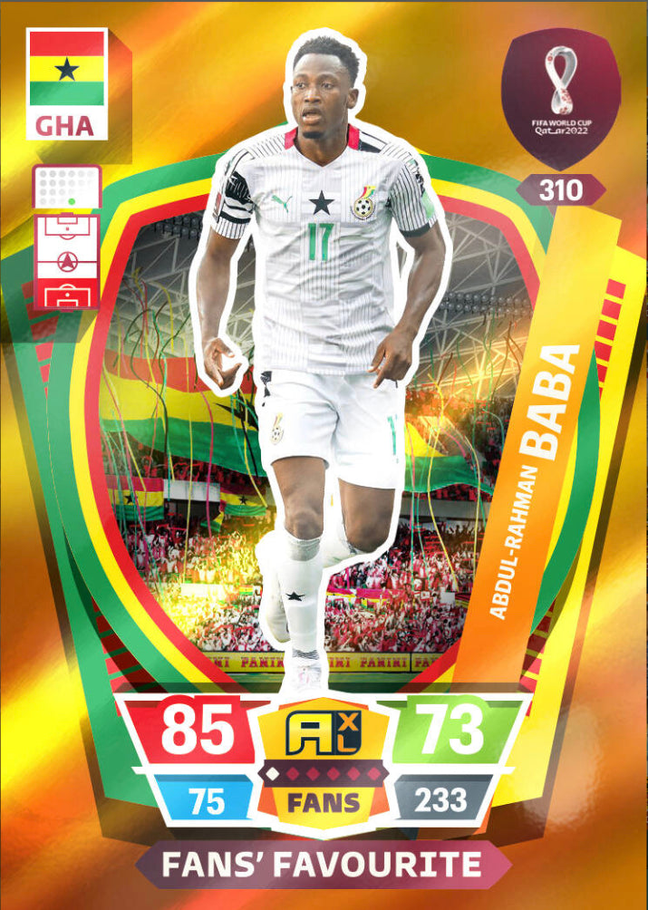Panini World Cup 2022 Adrenalyn XL - 310 - Abdul-Rahman Baba - Fans' Favourite