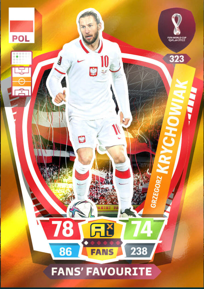 Panini World Cup 2022 Adrenalyn XL - 323 - Grzegorz Krychowiak - Fans' Favourite