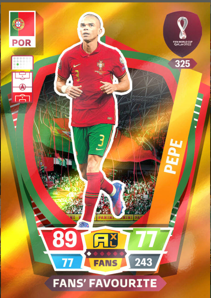 Panini World Cup 2022 Adrenalyn XL - 325 - Pepe - Fans' Favourite
