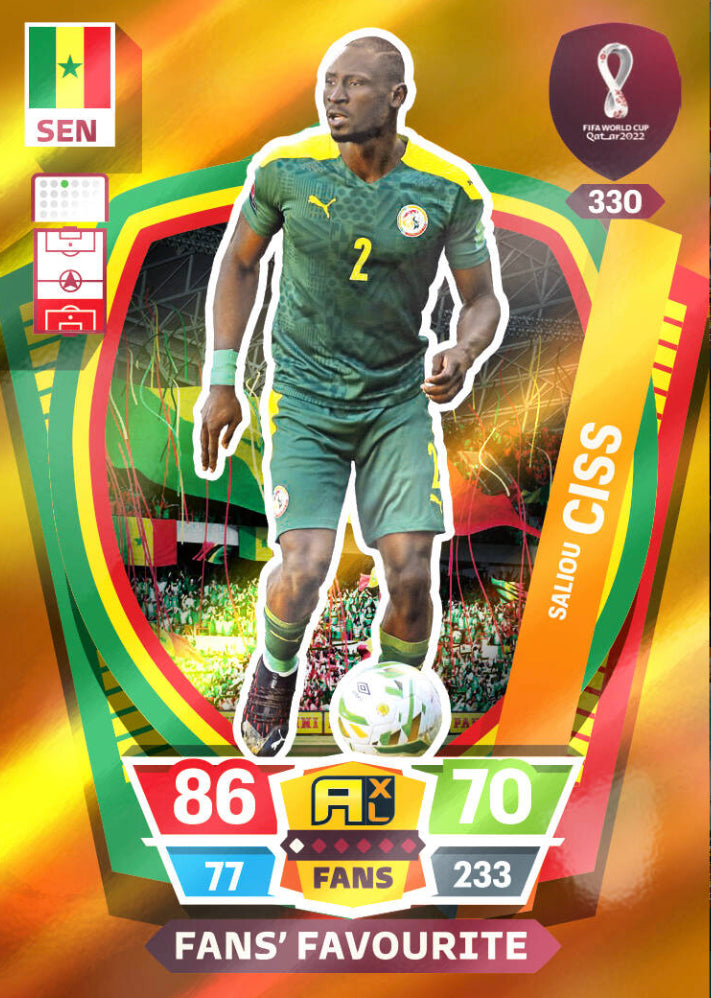 Panini World Cup 2022 Adrenalyn XL - 330 - Saliou Ciss - Fans' Favourite