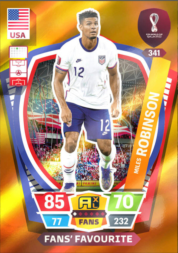 Panini World Cup 2022 Adrenalyn XL - 341 - Miles Robinson - Fans' Favourite