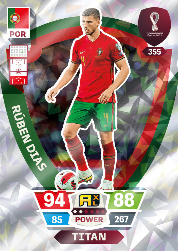 Panini World Cup 2022 Adrenalyn XL - 355 - Rúben Dias - Titan