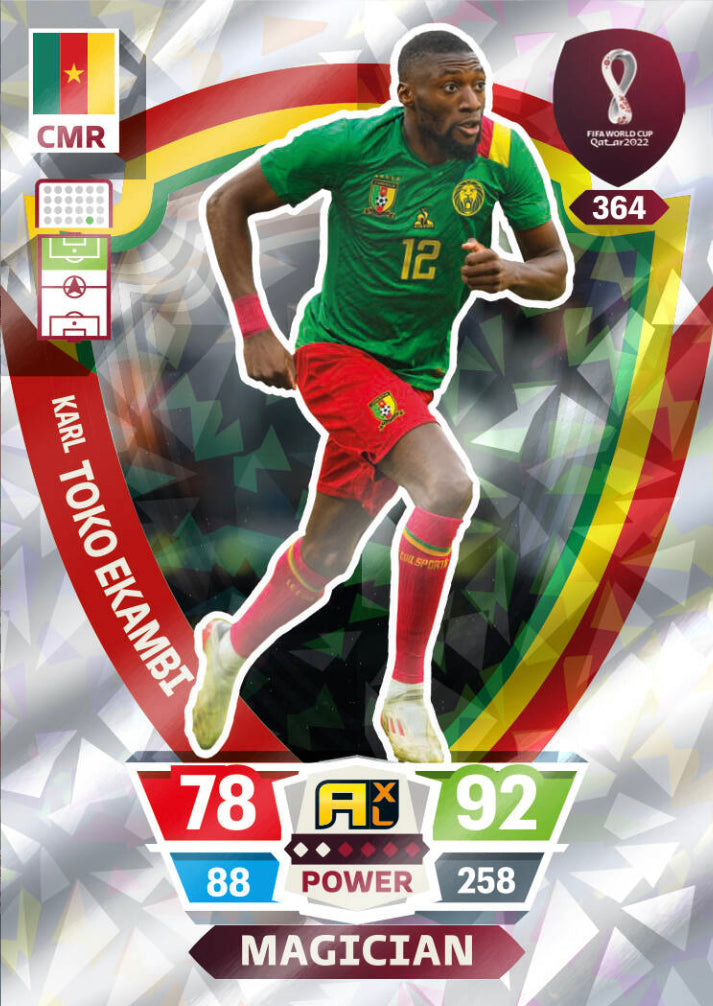 Panini World Cup 2022 Adrenalyn XL - 364 - Karl Toko Ekambi - Magician