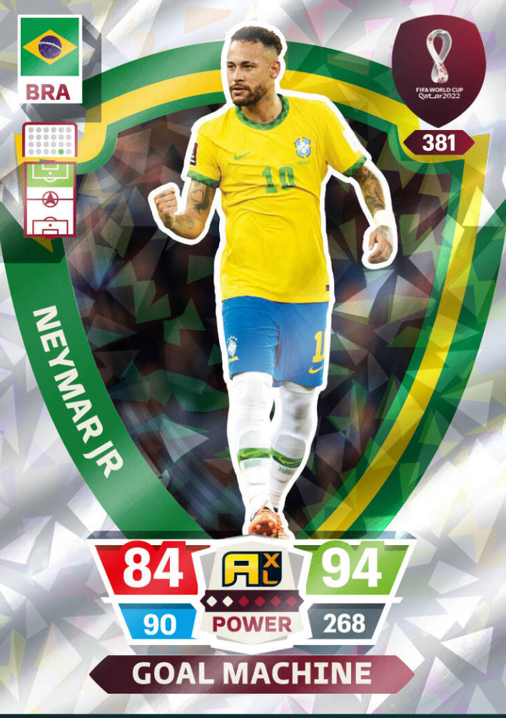 Panini World Cup 2022 Adrenalyn XL - 381 - Neymar Jr - Goal Machine